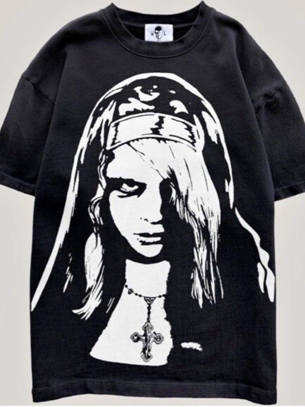 Wasted Youth Graphic Short Sleeve Tee Size Large Like New